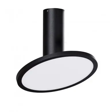 Plafonnier Morgan 1x18W LED Noir Mate ACB P384610N