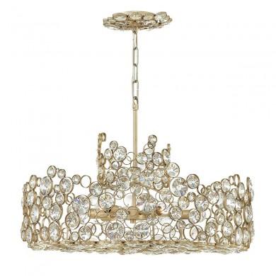 Suspension Anya 6x60W Feuille D'Argent ELSTEAD LIGHTING HK ANYA6