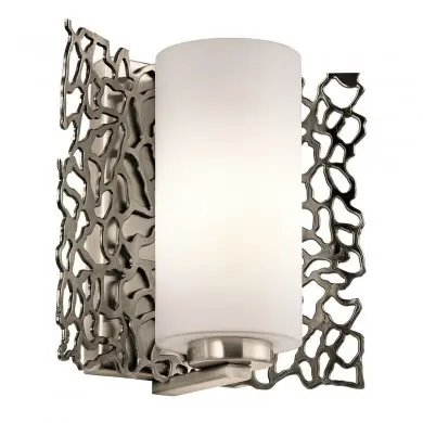 Applique Murale Silver Coral 1x100W Etain ELSTEAD LIGHTING KL SILVER CORAL1