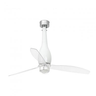 Ventilateur Plafond Eterfan LED 128cm Blanc Brillant transparent FARO 32000-9