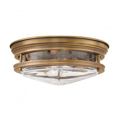 Plafonnier Salle de Bain Hadrian 2x40W E27 Bronze Brossé ELSTEAD LIGHTING QN-HADRIAN-FS-BR-CLEAR