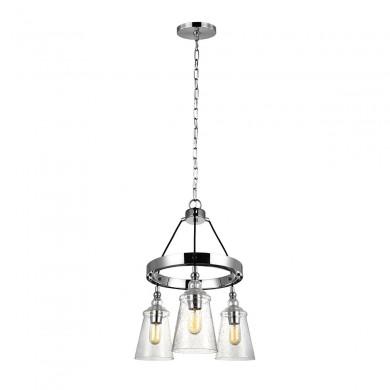 Suspension Loras 3x60W E27 Chromé ELSTEAD LIGHTING QN-LORAS3