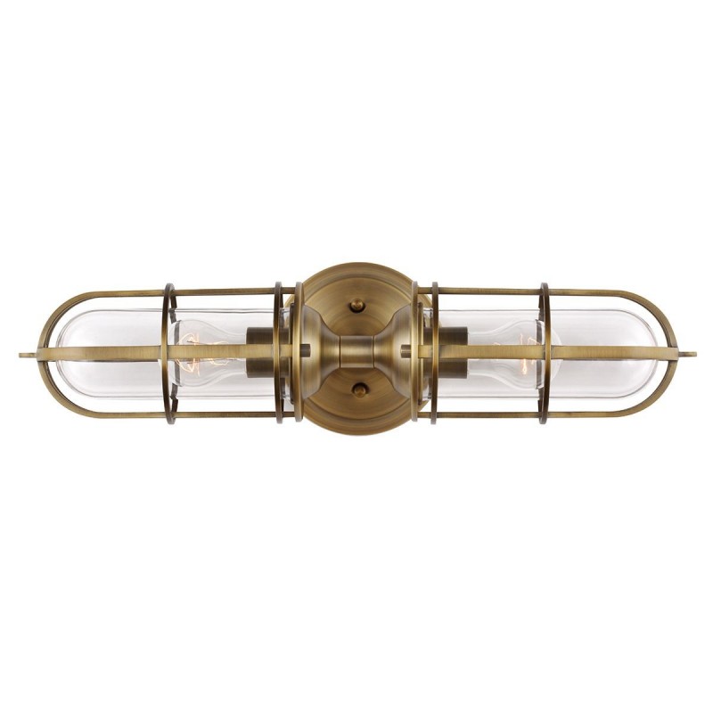 Applique Salle de Bain Urban Restoration 2x60W E27 Laiton antique foncé ELSTEAD LIGHTING QN-URBANREST2