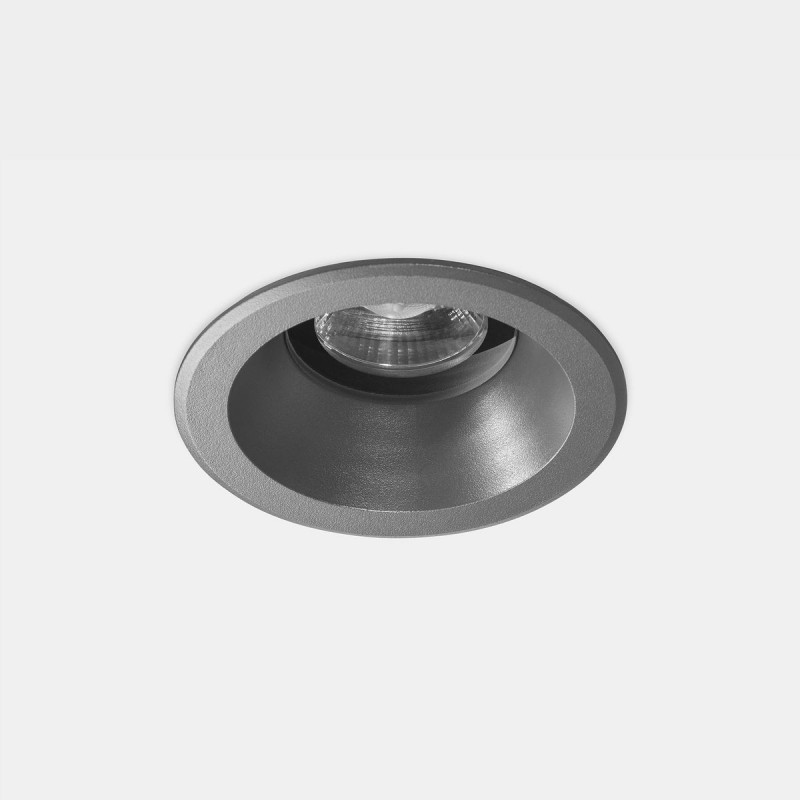 Encastrable Rond Max 6,5W 100mm Gris urbain 3000K 519LM LEDS C4 AI16-P7W9S2BBZ5