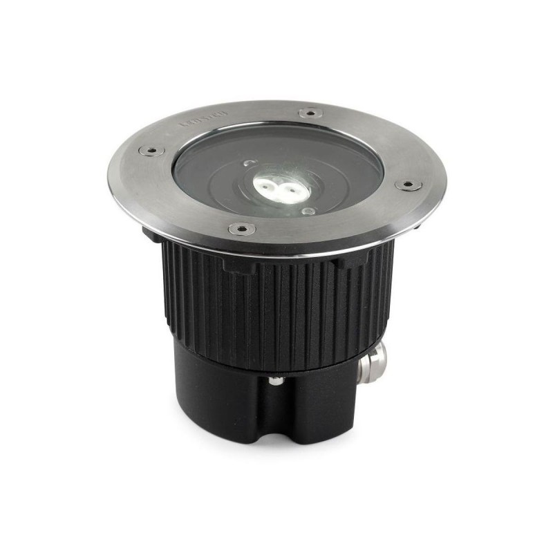 Encastré de sol Gea 8,9W Inox 3000K LEDS C4 55-9663-CA-CL