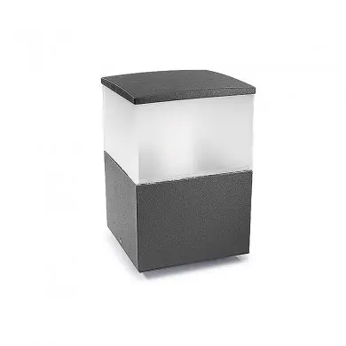 Borne lumineuse Cubik 60W Gris urbain H230 LEDS C4 10-9386-Z5-M3