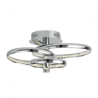 Plafonnier Rings 28W LED Chrome SEARCHLIGHT 3133-3CC