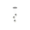 Suspension Boule Marbles 12W LED Chrome SEARCHLIGHT 5842-3CC