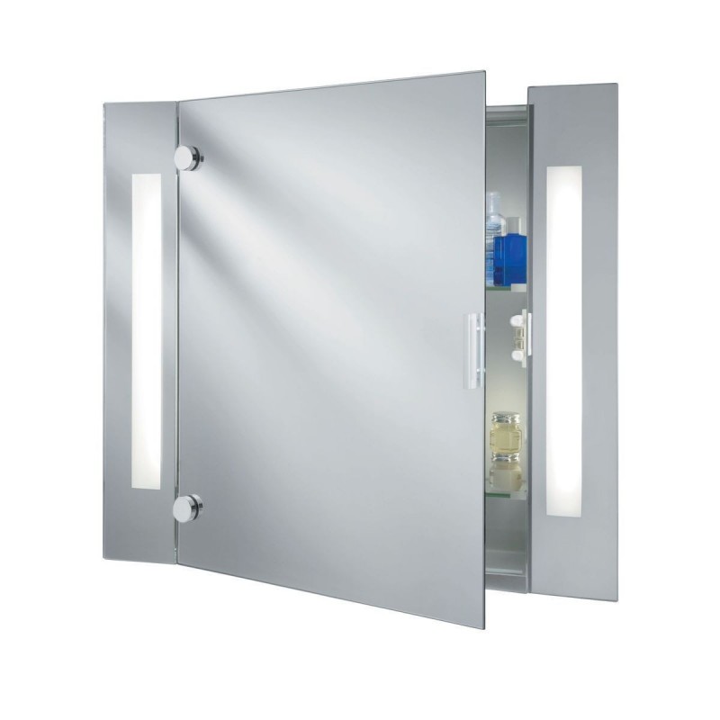 Miroir Salle de Bain Bathroom Mirrors 9,6W LED Miroir Chrome SEARCHLIGHT 6560