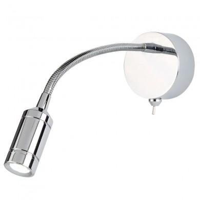 Applique Liseuse Flexy Wall 0,5W LED Chrome SEARCHLIGHT 2256CC