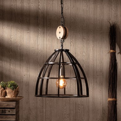 Suspension MATRIX 2 1x60W E27 Noir antique BRILLIANT 93411_76