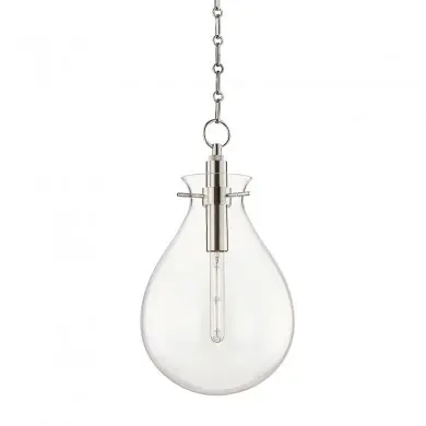 Suspension Ivy 7W E27 LED Nickel HUDSON VALLEY LIGHTING BKO102-PN-CE