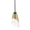 Suspension Angie 5W G9 LED Laiton Noir MITZI H130701-AGB-BK-CE