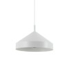 Suspension Yurta 1x60W E27 Blanc D300 IDEAL LUX 285153