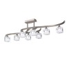 Plafonnier Cuadrax 8x5W G9 LED Nickel Fumé MANTRA 0004024