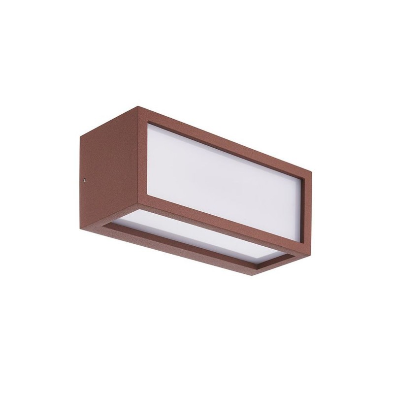 Applique Extérieur Utah 1x20W E27 LED Corten Blanc MANTRA 7052