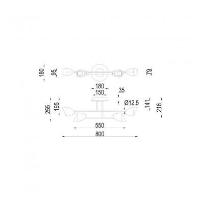 Plafonnier Capuccina 1x30W Blanc MANTRA 7574