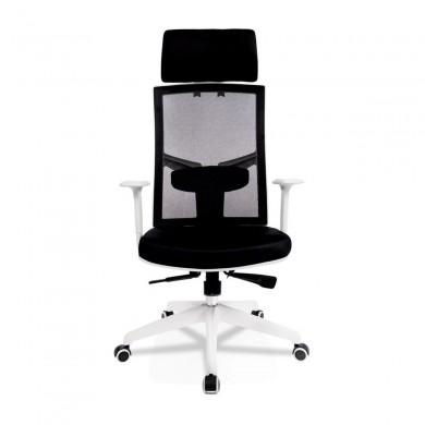 Fauteuil De Bureau Luke Blanc Noir  OC00620WHBL