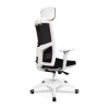 Fauteuil De Bureau Luke Blanc Noir  OC00620WHBL