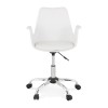 Fauteuil De Bureau Pawa Blanc Chromé  OC00570WHCH