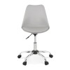 Fauteuil De Bureau Bruyer Gris Chromé  OC00560GRCH