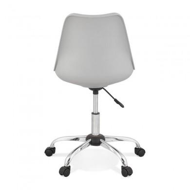 Fauteuil De Bureau Bruyer Gris Chromé  OC00560GRCH