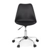 Fauteuil De Bureau Bruyer Noir Chromé  OC00550BLCH