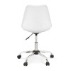 Fauteuil De Bureau Bruyer Blanc Chromé  OC00540WHCH