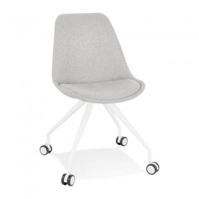 Fauteuil De Bureau Shifu Gris Blanc  OC00490GRWH