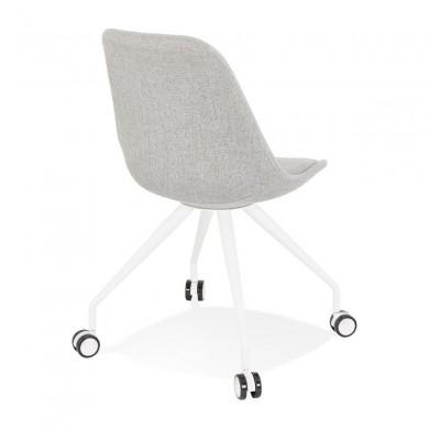 Fauteuil De Bureau Shifu Gris Blanc  OC00490GRWH