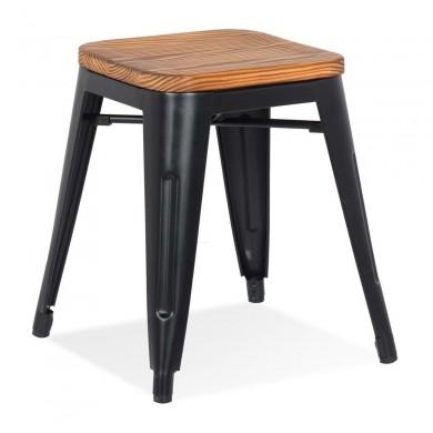 Tabouret Bas Nigel Noir  LS00970BL