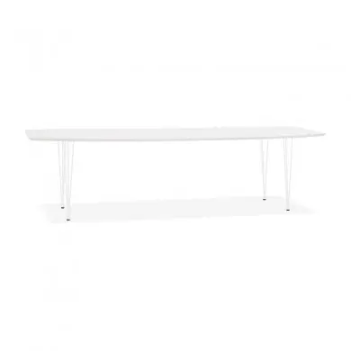 Table à manger extensible Diamanto Blanc  DT02180WHWH