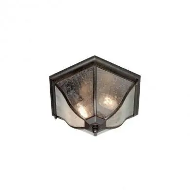 Plafonnier New England 2x60W Noir et cuivre ELSTEAD LIGHTING ne8m