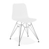 Chaise Fifi Blanc Chromé  CH01680WHCH