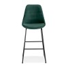 Tabouret De Bar Yaya Vert Noir  BS04500GEBL