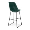 Tabouret De Bar Yaya Vert Noir  BS04500GEBL