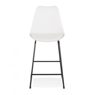 Tabouret De Bar Paul Mini Blanc Noir  BS04470WHBL