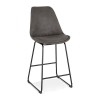 Tabouret De Bar Carl Mini Gris foncé Noir  BS04430DGBL