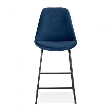 Tabouret De Bar Yaya Mini Bleu Noir  BS04410BUBL