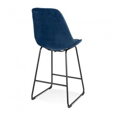 Tabouret De Bar Yaya Mini Bleu Noir  BS04410BUBL