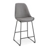 Tabouret De Bar Yaya Mini Gris Noir  BS04390GRBL