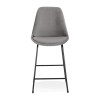 Tabouret De Bar Yaya Mini Gris Noir  BS04390GRBL