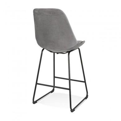 Tabouret De Bar Yaya Mini Gris Noir  BS04390GRBL