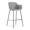 Tabouret De Bar Largess Gris clair Noir  BS04350LGBL