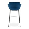 Tabouret De Bar Fidel Bleu Noir  BS04340BUBL