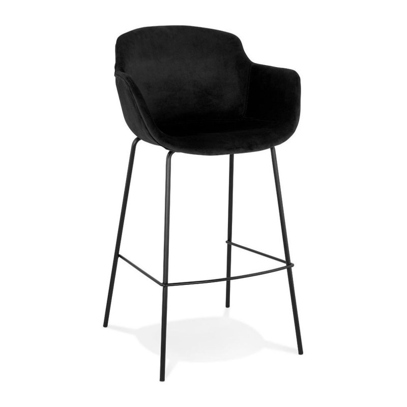 Tabouret De Bar Fidel Noir  BS04330BLBL