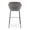 Tabouret De Bar Fidel Gris Noir  BS04320GRBL