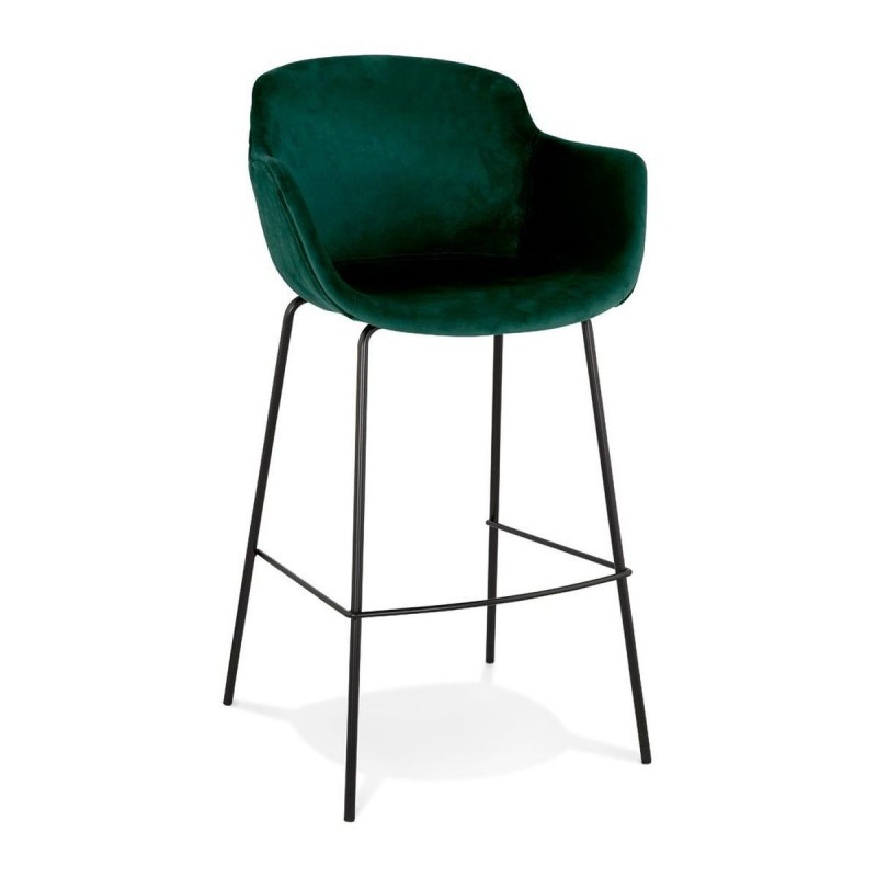 Tabouret De Bar Fidel Vert Noir  BS04310GEBL