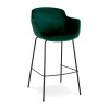 Tabouret De Bar Fidel Vert Noir  BS04310GEBL