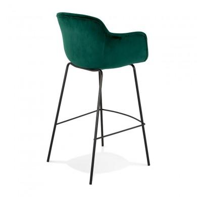 Tabouret De Bar Fidel Vert Noir  BS04310GEBL